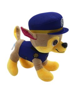 Plush bear, Paw Patrol, Chase, yellow/blue, 23 cm, 1 piece
