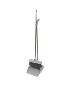 Set kaci pastrimi dhe fshesë, 3 në 1, metalike/plastike, 25.5x25 cm, bezhë, 1 copë