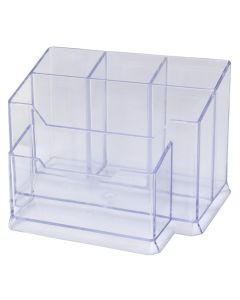 Organizues stilolapsash, plastike, transparente, 15x10x10 cm, 1 copë
