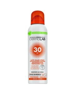 Qumesht kunder diellit, Dermolab,  per fytyren dhe trupin, SPF 30, 150 ml, 1 cope