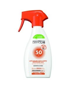 Qumësht mbrojtës nga dielli, Dermolab, për fytyrën dhe trupin, SPF 50, 250 ml, 1 copë