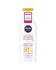 Qumësht mbrojtës nga dielli, Nivea, Sensitive & Protect Allergy, SPF 50+, 200 ml, 1 copë