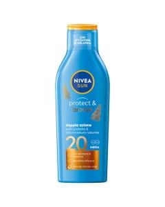 Mbrojtës nga dielli, Nivea, Protect & Bronze, SPF 20, 200 ml, 1 copë