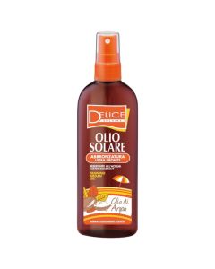 Vaj plazhi, Argan, Delice, Ultra Bronze, rezistent nga uji, 150 ml, 1 copë