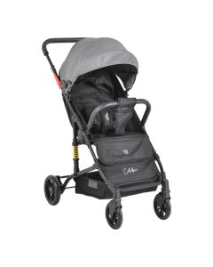 Summer stroller for children, Colibri, aluminum/polyester, 0-36 months, 15 kg, gray, 1 piece