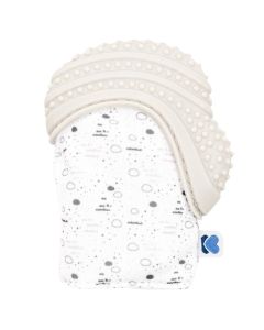 Dorezë silikoni për bebe, Kikka Boo, BPA free, +0 muajsh, gri, 9.8x7.6 cm, 1 copë