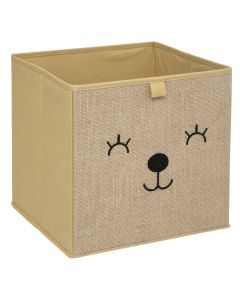 Kuti organizuese për fëmijë, Animals, jute, 29x29x29 cm, 1 copë