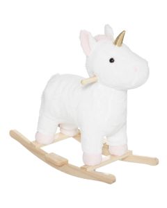 Lëkundëse për fëmijë, Unicorn, 64x55x32.50 cm, e bardhë, 1 copë