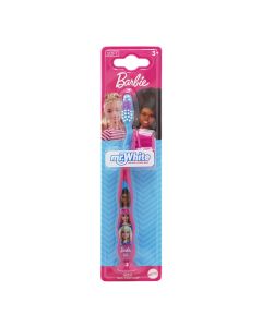 Furcë dhëmbësh manuale për fëmijë, Mr White, Barbie, +4 vjec, rozë, 1 copë