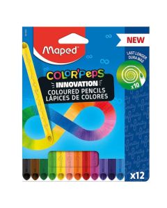 Lapsa me ngjyra, Maped, Color Peps, Infinity, 12 ngjyra, 1 pako