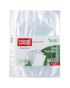 Zarfa plastik, A4, Cassa, 35 mic, 100 copë, 1 pako