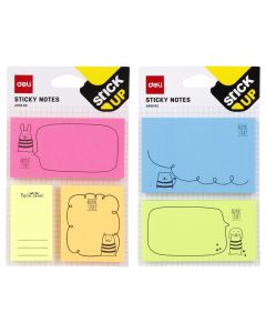 Sticky Notes, Deli, 76x95 mm, 50 fletë, 1 copë