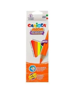 Bojëra, Carioca, Neon, 6 ngjyra, 1 pako