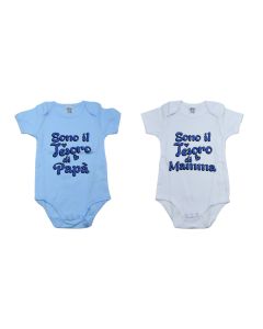 Body per beba, 100 % pambuk, blu