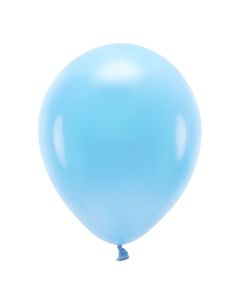 Eco balloons, latex, 26 cm, blue and white, 100 pieces, 1 pack