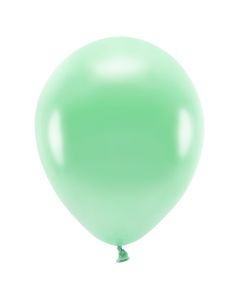 Eco balloons, latex, 26 cm, mint, 100 pieces, 1 pack