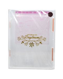 Mbajtëse dokumentash, plastik, A4, me printim