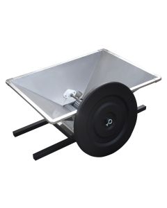 Grape squeezing machine, manual, stainless steel, silver