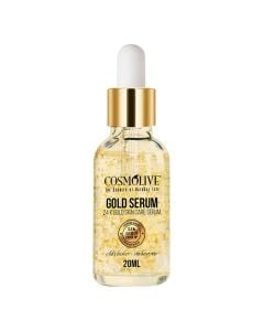 Serum Gold, Cosmolive, qelq, 20 ml, gold, 1 copë