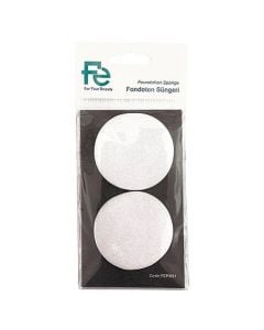 Foundation sponges set, Fe, sponge, 7x2x2 cm, white, 2 pieces