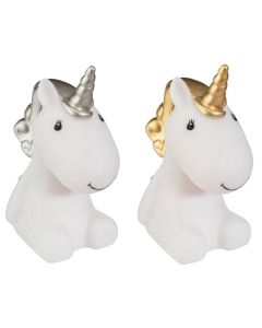 Ndricues Unicorn me Led, 12x14x1.7 cm, qeramikë