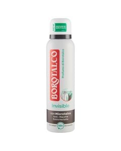 Antidjersë sprai, Invisible, Borotalco, plastikë dhe metal, 150 ml, e bardhë, e gjelbër dhe e zezë, 1 copë