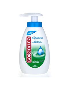 Liquid antibacterial hand soap, Borotalco, plastic, 250 ml, white and blue, 1 piece