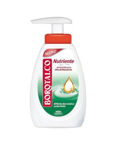 Sapun i lëngshëm me veti ushqyese për duart, Borotalco, plastikë, 250 ml, e bardhë, e kuqe dhe e gjelbër, 1 copë
