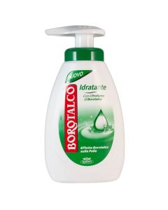 Sapun i lëngshëm me veti hidratuese për duart, Borotalco, plastikë, 250 ml, e bardhë, e kuqe dhe e gjelbër, 1 copë