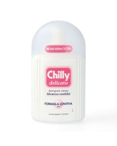 Larës intim, për femra, Delicato, Chilly, plastikë, 200 ml, e bardhë dhe rozë, 1 copë