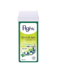 Depilatory roll-on wax, Agiss, plastic and wax, 100 ml, green, 1 piece