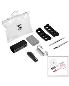 Pedicure set, Body Beauty, polyvinyl and metal, 16x11.5x2.5 cm, miscellaneous, 8 pieces