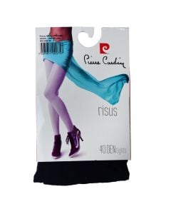 Geta për femra, Pierre Cardin, najlon dhe elastan, standarte, e zezë mat, 1 palë