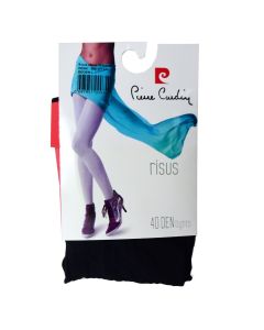 Geta për femra, Pierre Cardin, najlon dhe elastan, standarte, e zezë mat, 1 palë