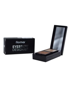 Set për hijezimin e vetullave 30 Medium, Flormar, plastikë, 45 g, e zezë, 1 copë