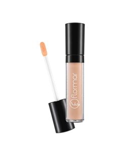 Liquid makeup concealer 02 Ivory, Flormar, 5 ml, plastic, beige, 1 piece
