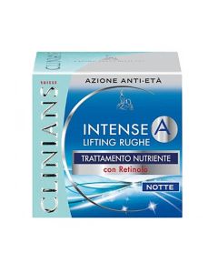 Krem antirrudhë për trajtimin e fytyrës gjatë natës, Clinians, plastikë, 50 ml, gurkali dhe blu, 1 copë