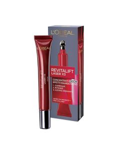 Krem rigjenerues për trajtimin e syve Laser 3, L'Oreal, plastikë, 15 ml, lejla dhe e kuqe, 1 copë