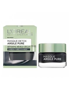 Detoxifying face mask, L'Oreal, plastic, 50 ml, green, 1 piece