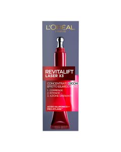Krem rigjenerues për trajtimin e syve Revitalift, L'Oreal, plastikë, 15 ml, e kuqe, 1 copë