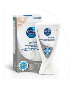 Pastë dhëmbësh me efekt zbardhues të njollave të nikotinës, Pearl Drops, plastikë, 50 ml, e bardhë dhe gri, 1 copë
