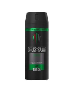 Men's deodorant spray Africa, AXE, plastic and metal, 150 ml, black, green and red, 1 piece