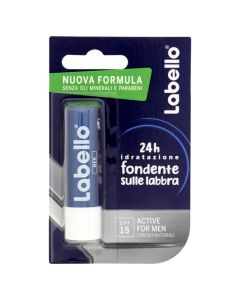 Balsam për buzët, për meshkuj, Active for Men, Labello, plastikë, 5.5 ml, blu, 1 copë