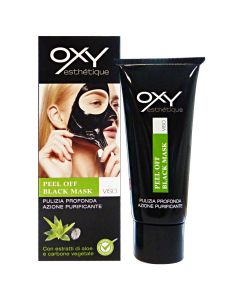 Peel-off face mask, Oxy, plastic, 100 ml, black, 1 piece
