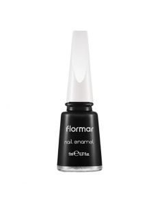 Manikyr për thonjtë, 313 Black Minimalism, Flormar, qelq dhe plastikë, 11 ml, e zezë, 1 copë