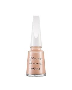Nail enamel, 246 Cream Silk, Flormar, glass and plastic, 11 ml, cream, 1 piece