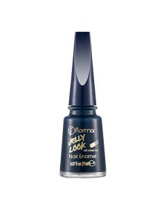 Manikyr për thonjtë, JL18 Ocean Blue, Jelly Look, Flormar, qelq dhe plastikë, 11 ml, blu e errët, 1 copë