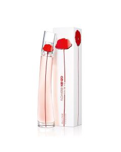 Eau de parfum (EDP) for women, Flower by Kenzo L'Eau de Vie, Kenzo, glass, 50 ml, white and red, 1 piece