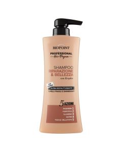 Shampo Anticaduta, Biopoint, plastikë, 400 ml, e bardhë dhe e kuqe, 1 copë