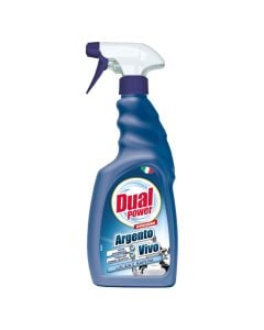 Lubricating spray detergent for silverware, Dual Power, plastic, 500 ml, blue, 1 piece